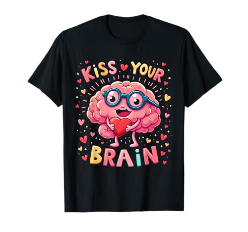 Kiss Your Brain Shirts Kinder Back to School 2024 Lehrer T-Shirt Kiss Your Brain Shirts Kinder Back to School 2024 Lehrer T-Shirt von Kiss Your Brain Funny Back To School 2024 Tee