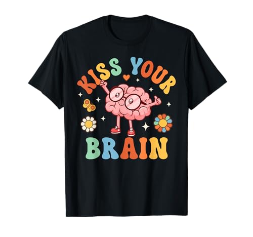 Kiss Your Brain Teacher Shirts für Frauen Back to School T-Shirt Kiss Your Brain Teacher Shirts für Frauen Back to School T-Shirt von Kiss Your Brain Teacher Outfits