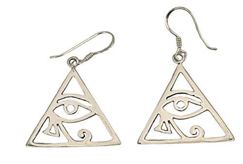 Auge des Horus Ohrringe aus 925 Sterling Silber OR.15 von Kiss of Leather