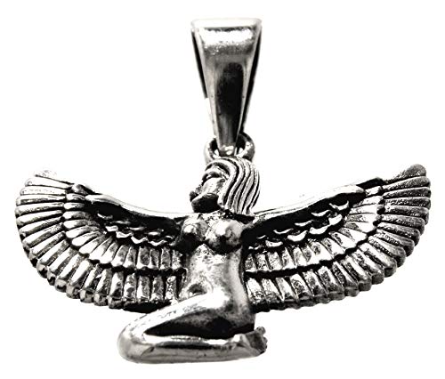 Kiss of Leather Anhänger Isis aus 925 Sterling Silber mit Baumwollband SI. 363 von Kiss of Leather