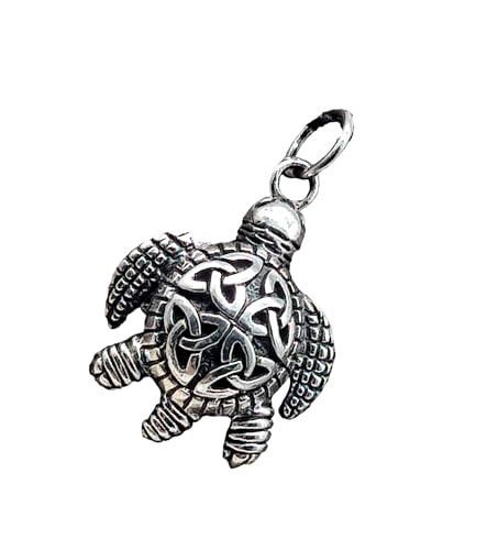 Kiss of Leather Anhänger Schildkröte aus 925 Sterling Silber Si. 472 von Kiss of Leather