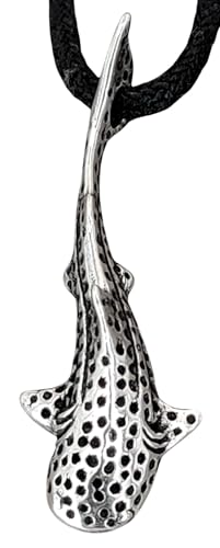 Kiss of Leather Anhänger Walhai aus 925 Sterling Silber mit Silberkette 1 mm (55) von Kiss of Leather