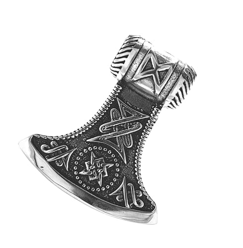 Kiss of Leather Anhänger Wikinger Axt aus Edelstahl Nr. 195 von Kiss of Leather