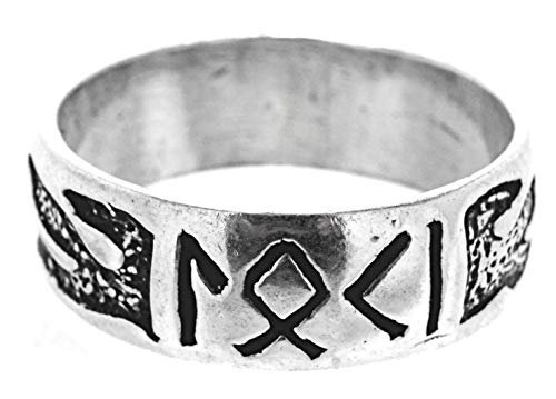 Kiss of Leather Fingerring Loki aus 925 Sterling Silber, Gr. 52-74 (70 (22.3)) von Kiss of Leather