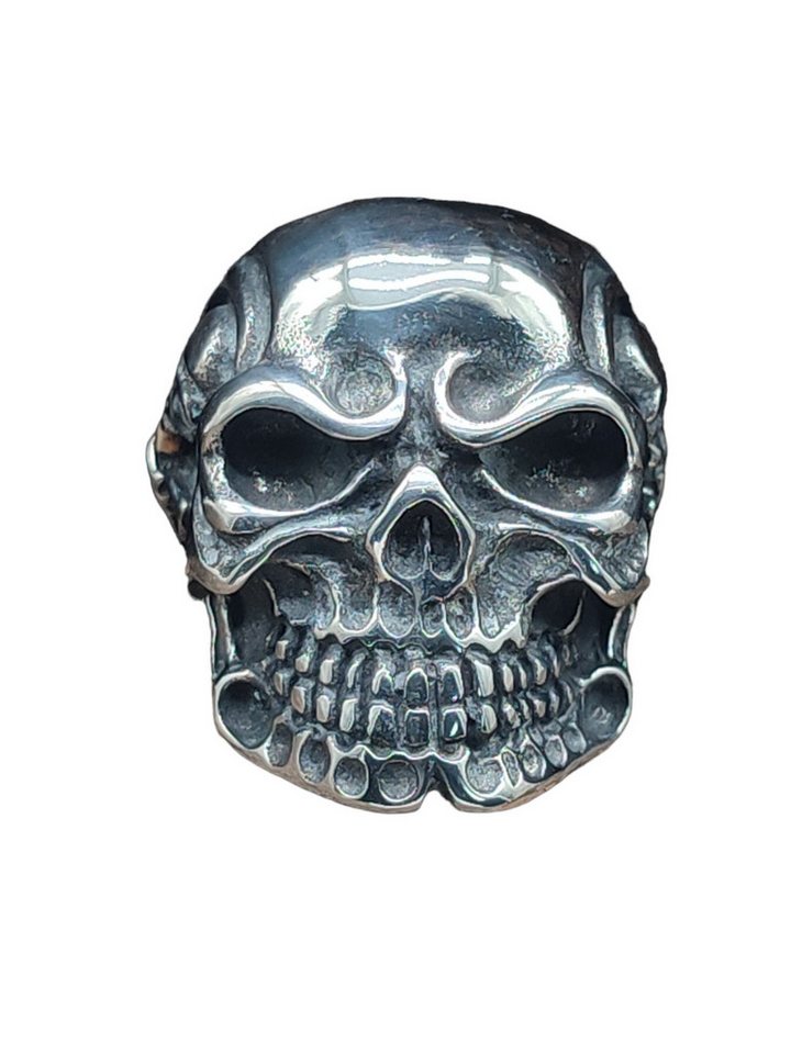 Kiss of Leather Fingerring RING TOTENKOPF, GR. 58-71 (TK34) - EDELSTAHL von Kiss of Leather