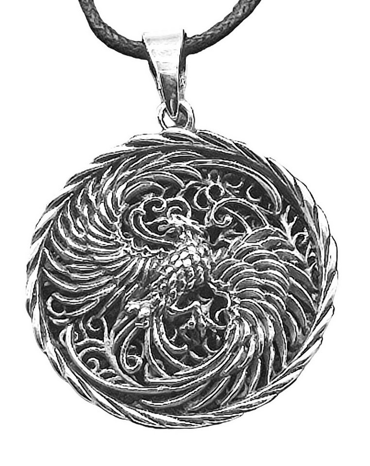 Kiss of Leather Kettenanhänger ANHÄNGER 470 PHÖNIX - SILBER von Kiss of Leather