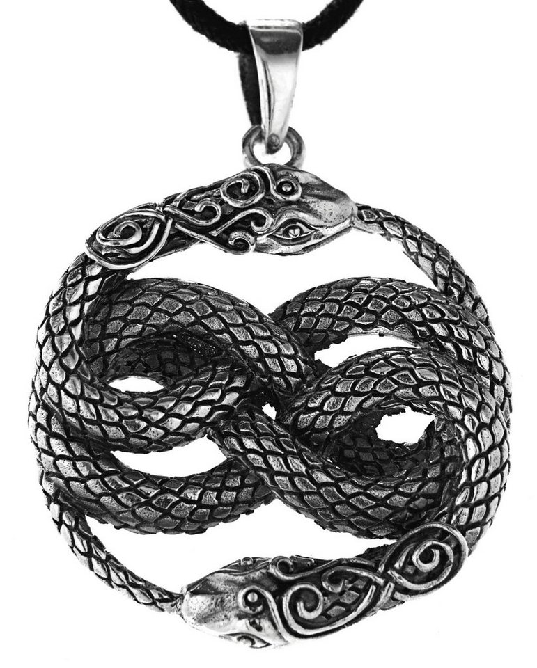 Kiss of Leather Kettenanhänger Schlangen Sterling Silber 925 Schlange Snake Knoten Auryn von Kiss of Leather