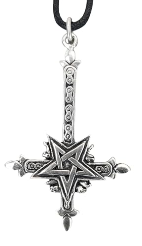 Kiss of Leather Kreuz Anhänger aus 925 Sterling Silber mit Kette 45-65 cm SI.134 von Kiss of Leather