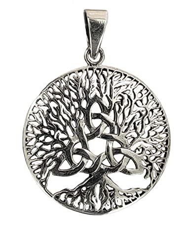 Kiss of Leather Lebensbaum Anhänger aus 925 Sterling Silber Nr. 401 von Kiss of Leather