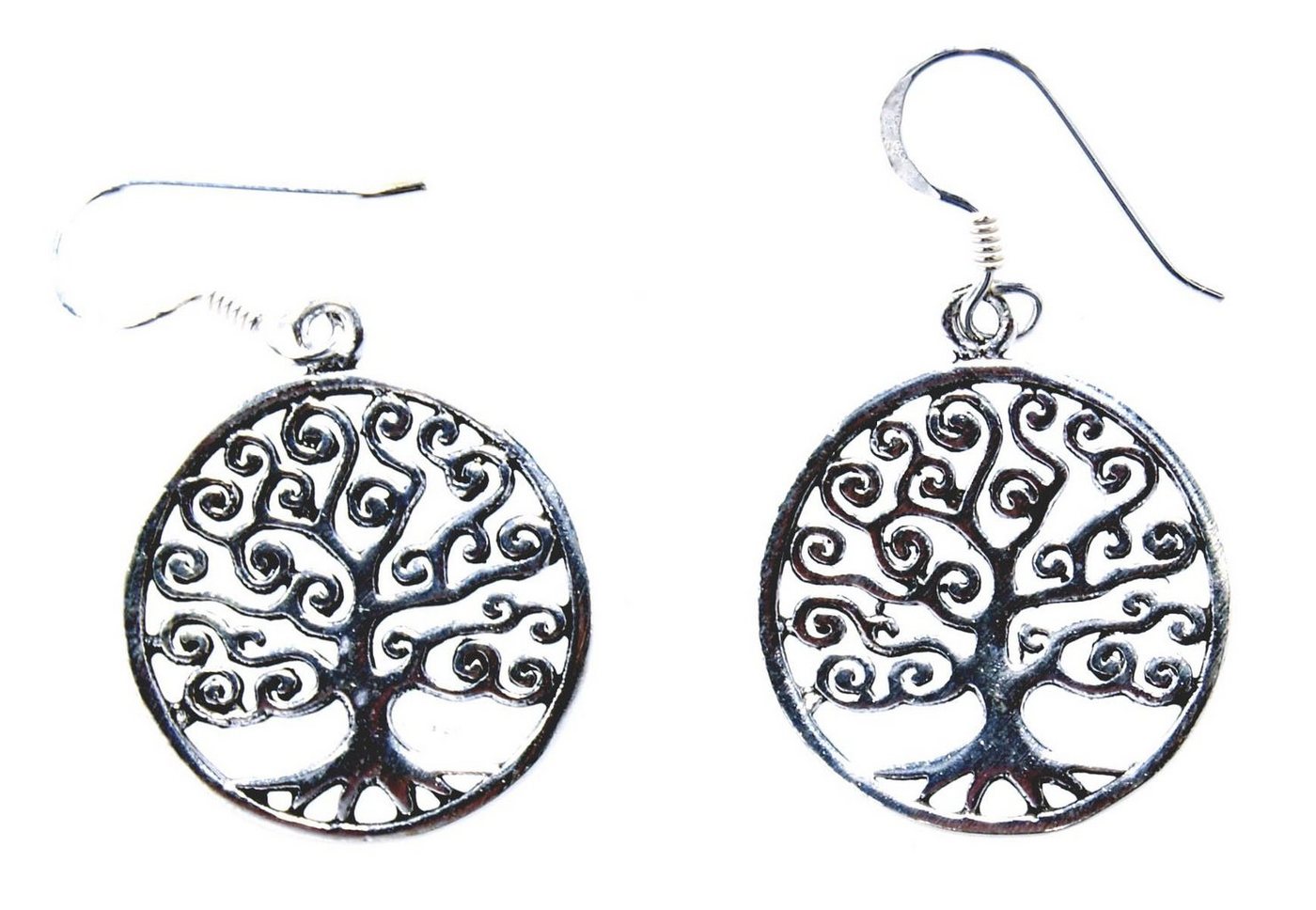 Kiss of Leather Ohrhänger-Set Ohrring Ohrhänger Lebensbaum Tree of Life Ohrringe aus 925 Sterling Silber von Kiss of Leather