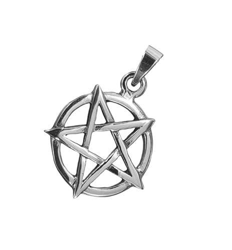 Kiss of Leather Pentagramm Anhänger aus 925 Sterling Silber Nr. 252 von Kiss of Leather