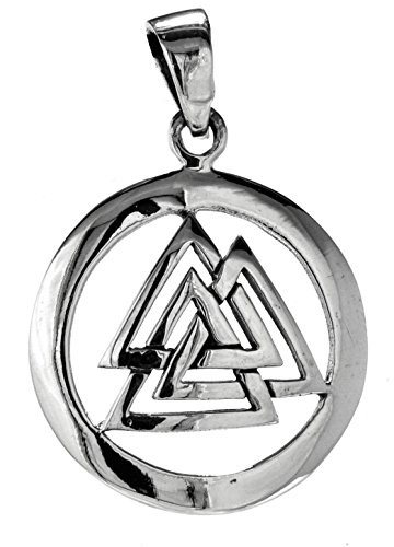 Kiss of Leather Wotansknoten Anhänger aus 925 Sterling Silber Nr. 322 von Kiss of Leather