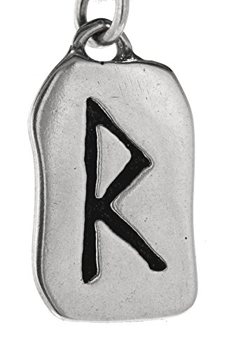 Kiss of Leather Runen Anhänger Raido aus 925 Sterling Silber Nr. 302 von Kiss of Leather