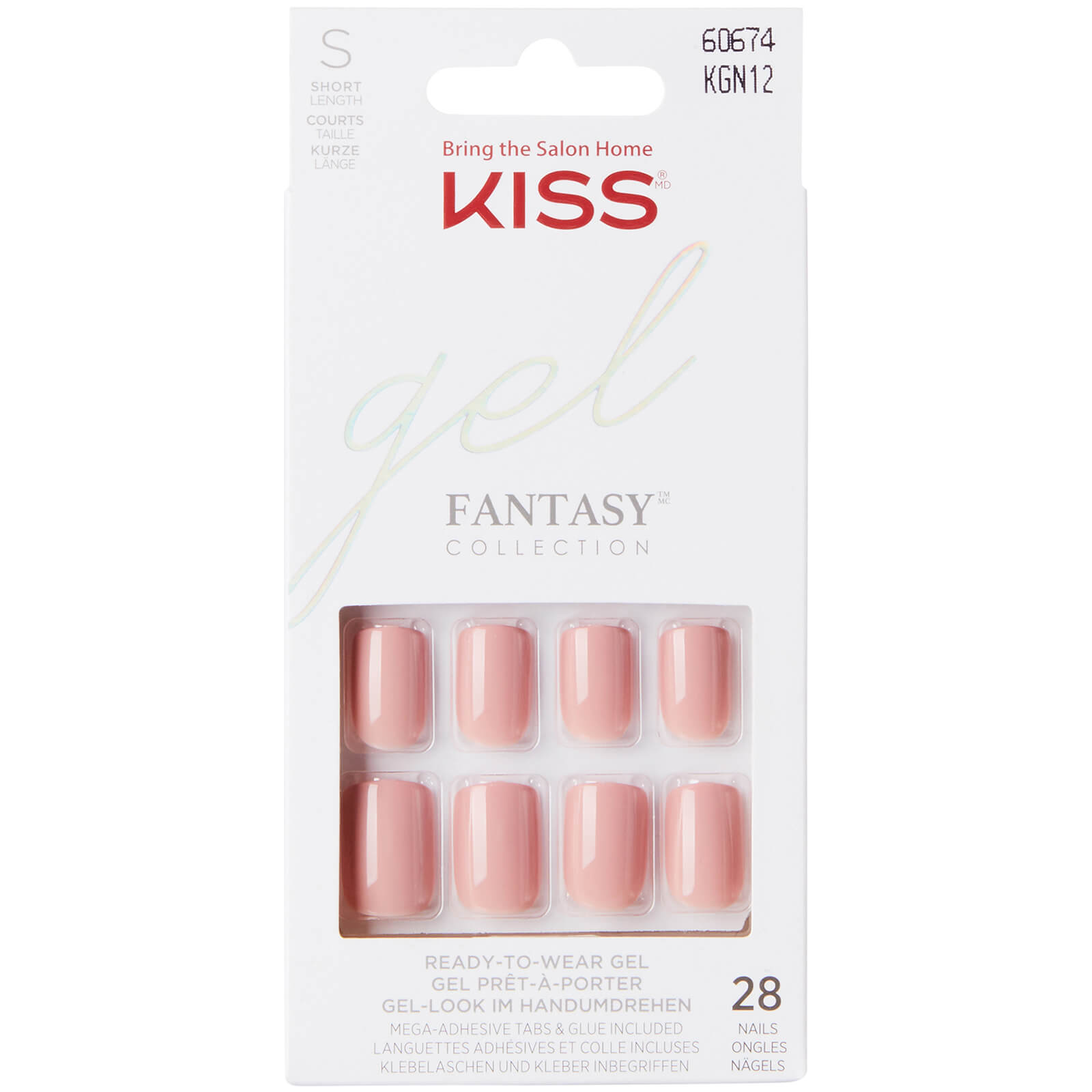 KISS Gel-Fantasy-Nägel (verschiedene Farbtöne) - Farbton: #dca89d||Schleifenbänder von Kiss