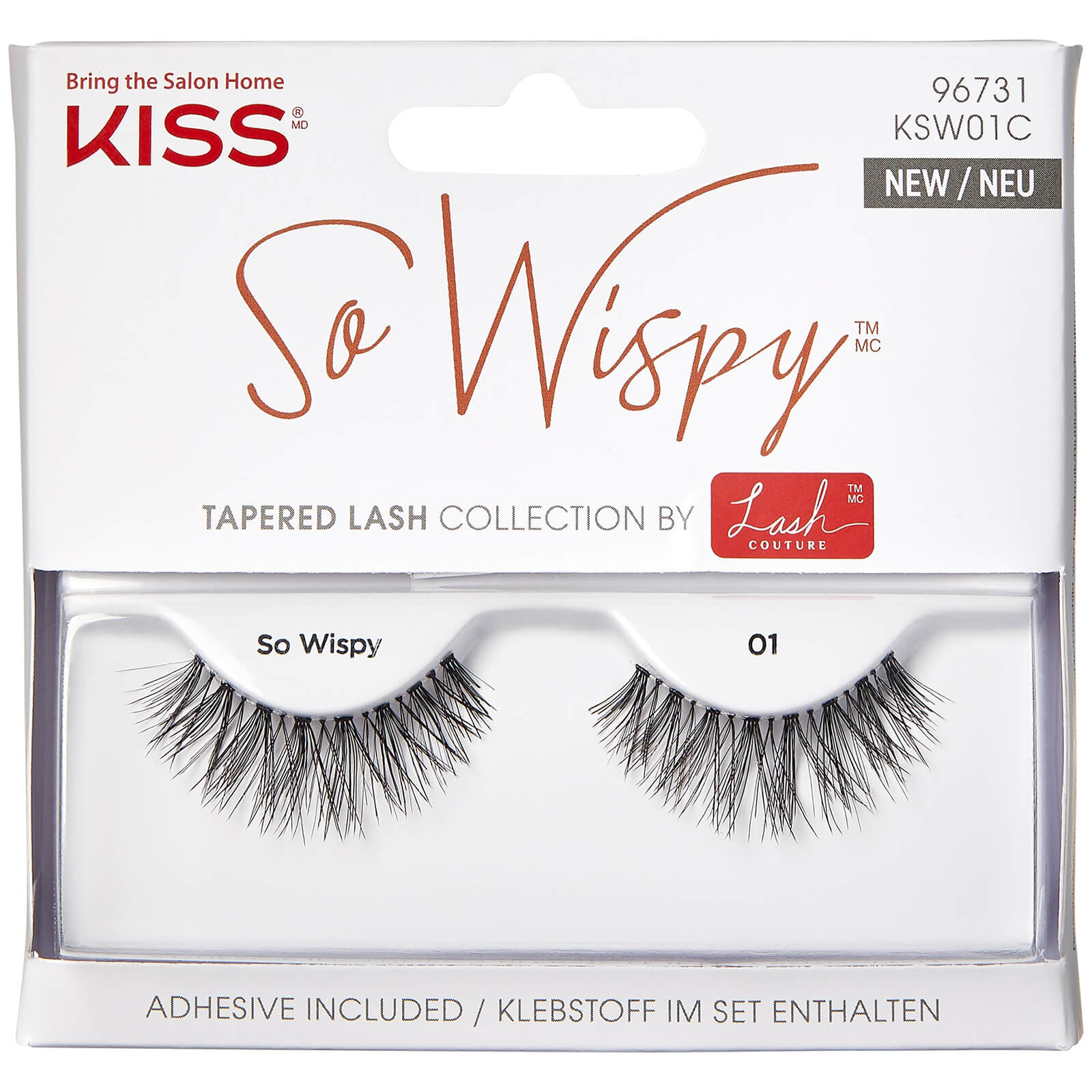 KISS So Wispy Wimpern (verschiedene Optionen) - Option: 01 von Kiss