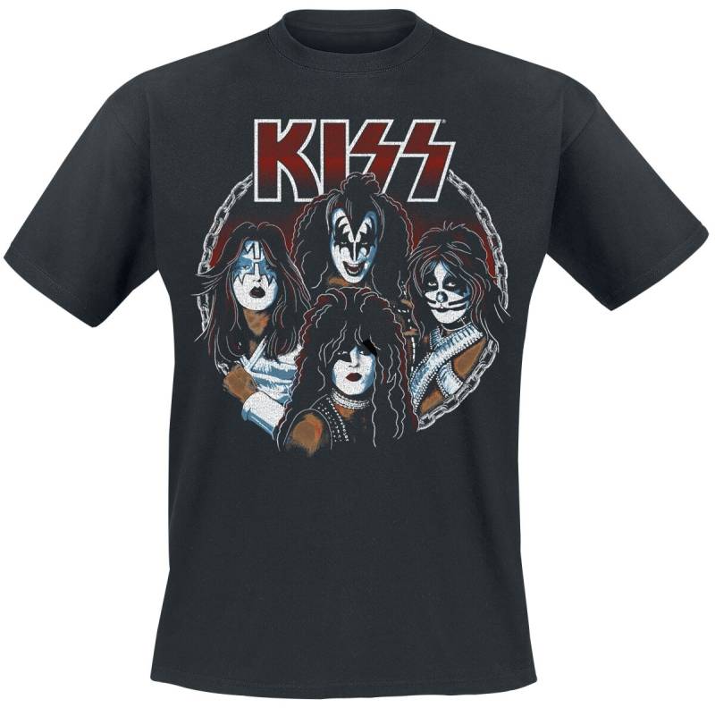 Kiss Chained T-Shirt schwarz in L Kiss Chained T-Shirt schwarz in L von Kiss