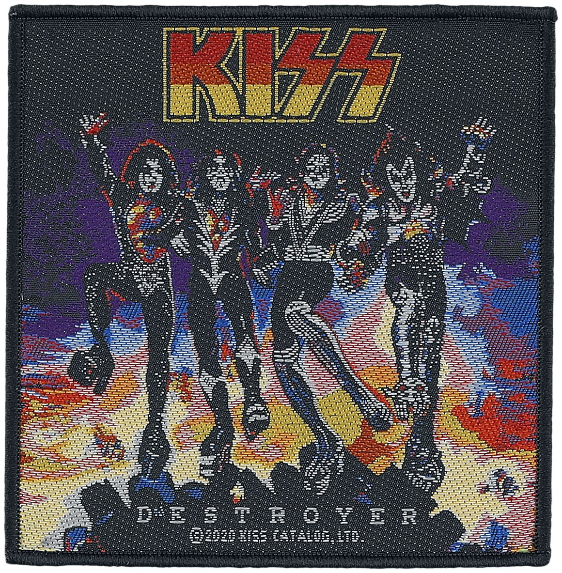 Kiss Destroyer Patch multicolor von Kiss