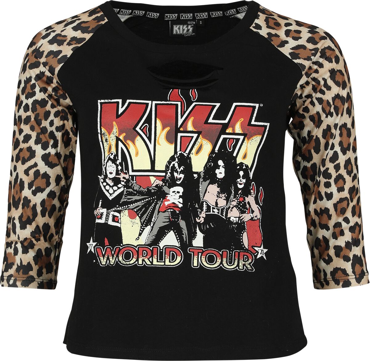 Kiss Langarmshirt - EMP Signature Collection - S bis XXL - für Damen - Größe L - multicolor  - EMP exklusives Merchandise! von Kiss