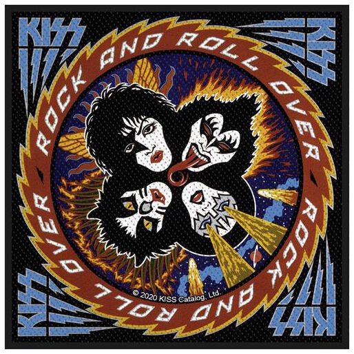 Kiss Rock & Roll over Patch multicolor von Kiss