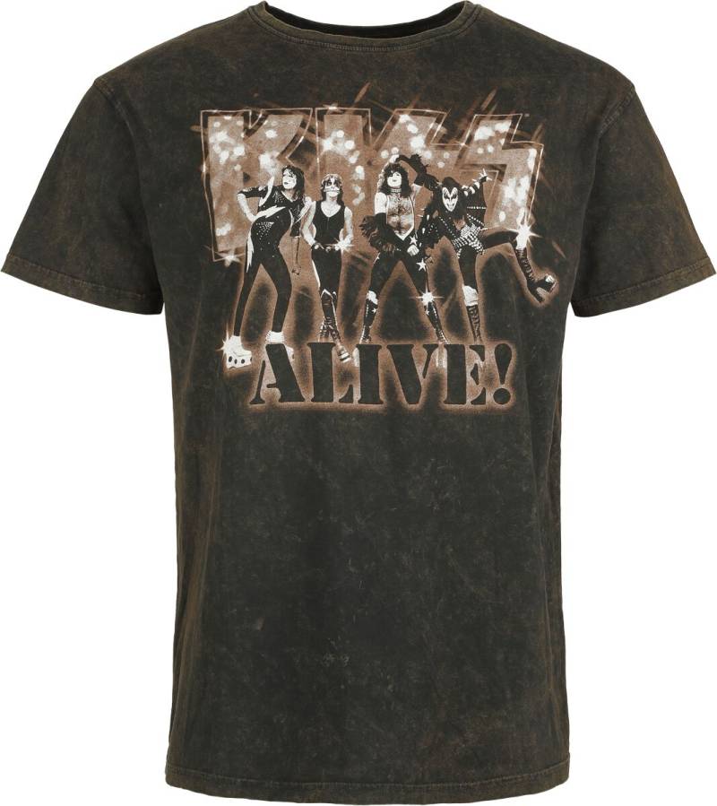Kiss T-Shirt - Alive - S bis 4XL - für Männer - Größe XL - multicolor  - EMP exklusives Merchandise! von Kiss