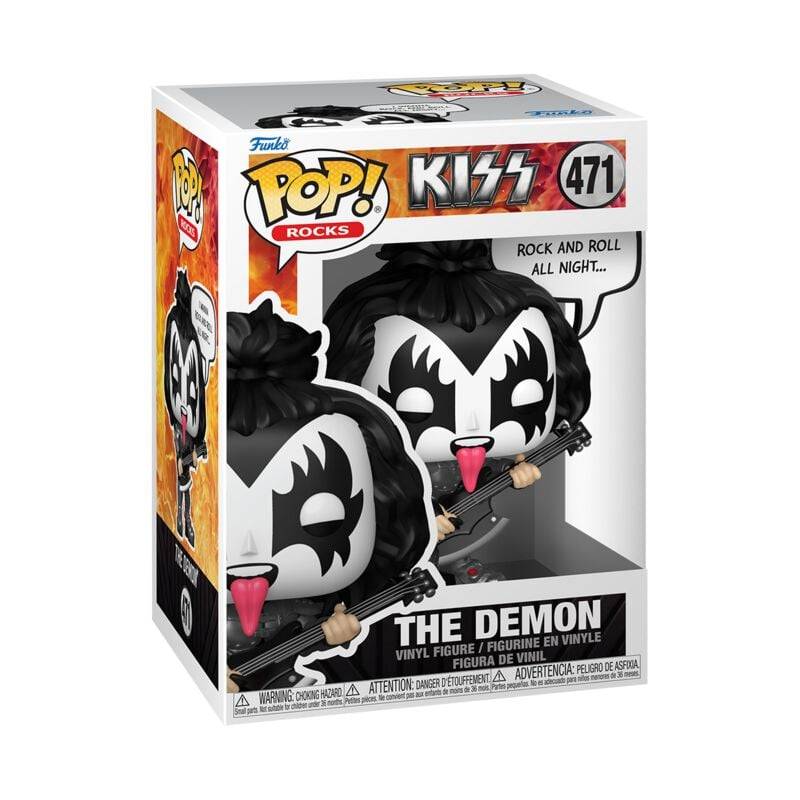 Kiss - The Demon Vinyl Figur 471 - Funko Pop! Figur - Funko Shop Deutschland - Lizenziertes Merchandise! von Kiss
