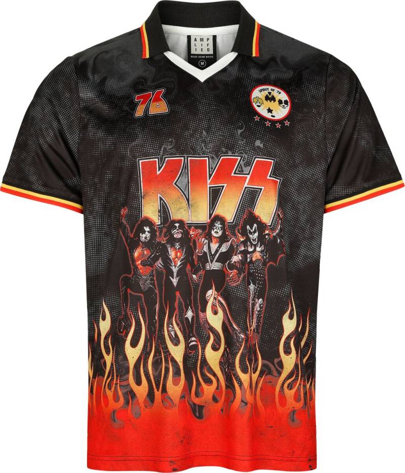 Kiss Trikot - Amplified Collection - Destroyer Rock FC - S bis 4XL - für Männer - Größe 3XL - multicolor  - Lizenziertes Merchandise! von Kiss