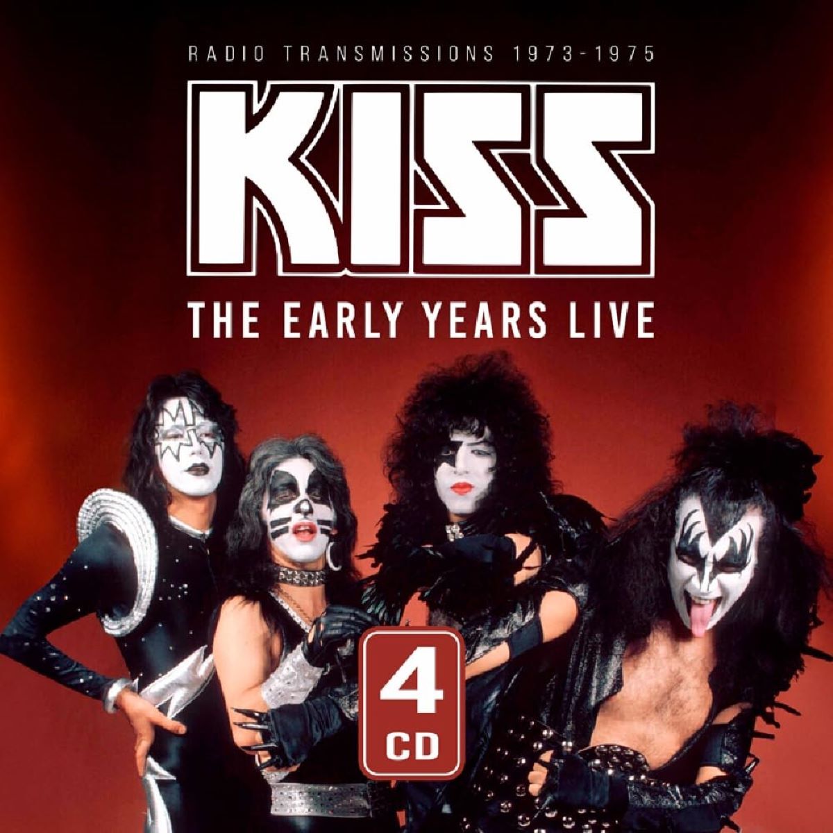 The early years live 1973-1975 / Radio Broadcast von Kiss - 4-CD (Boxset) von Kiss