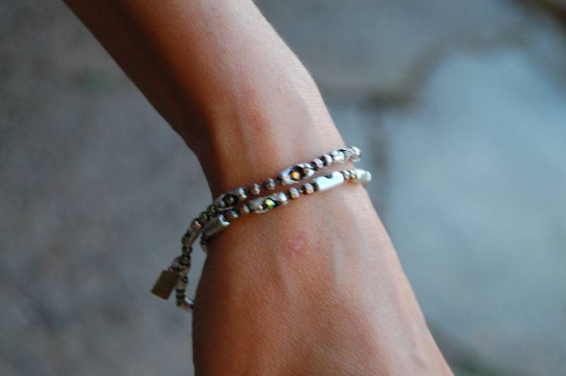 Swarovski Crystal Antiqued Sterling Kette |Die Aurora | Womens Schöne Kristall .925 Diamond Cut Armband Oder Halskette von Kiss2Keep