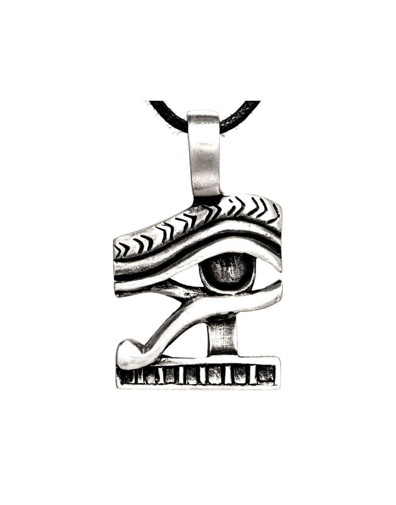 Anhänger Auge Des Horus Mythologie Magie Aus Zinn Nr. 65 von KissofLeather