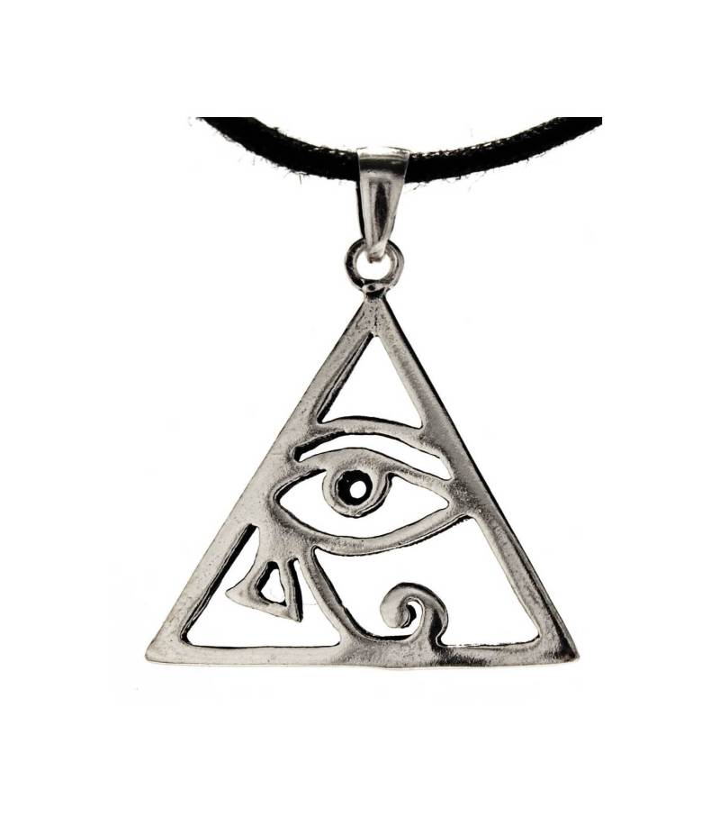Auge Des Horus Anhänger 925 Silber Schutz Amulett Horusauge Ägyptisch Nr. 262 von KissofLeather
