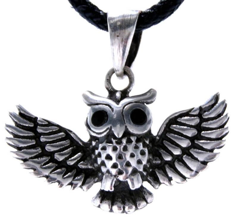 Eulen Anhänger 925 Sterling Silber Eule Uhu Owl Im Flug Nr 390 Eulen Anhänger 925 Sterling Silber Eule Uhu Owl Im Flug Nr 390 von KissofLeather