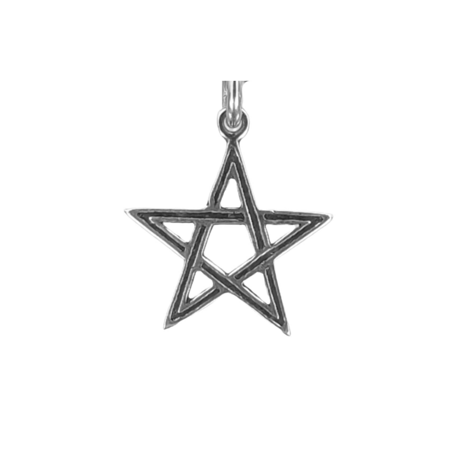 Pentagramm 925 Silber Anhänger Kette Schutzamulett Weiße Magie Pentakel Nr. 45 Pentagramm 925 Silber Anhänger Kette Schutzamulett Weiße Magie Pentakel Nr. 45 von KissofLeather