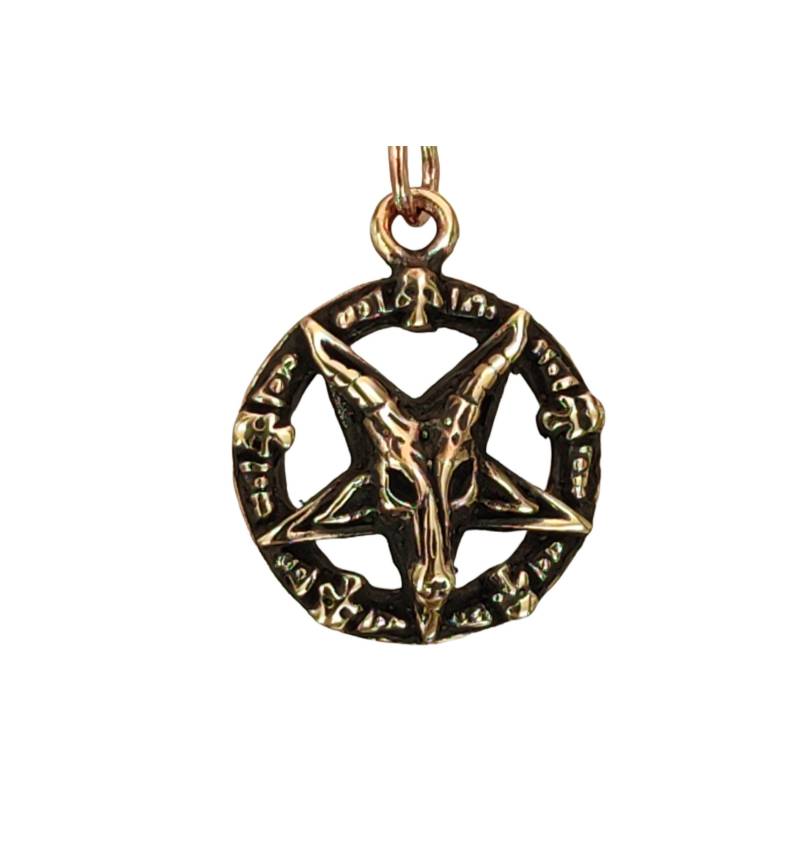 Pentagramm Anhänger Bronze Baphomet Drudenfuß Satan Teufel Schwarze Magie Nr 123 Pentagramm Anhänger Bronze Baphomet Drudenfuß Satan Teufel Schwarze Magie Nr 123 von KissofLeather