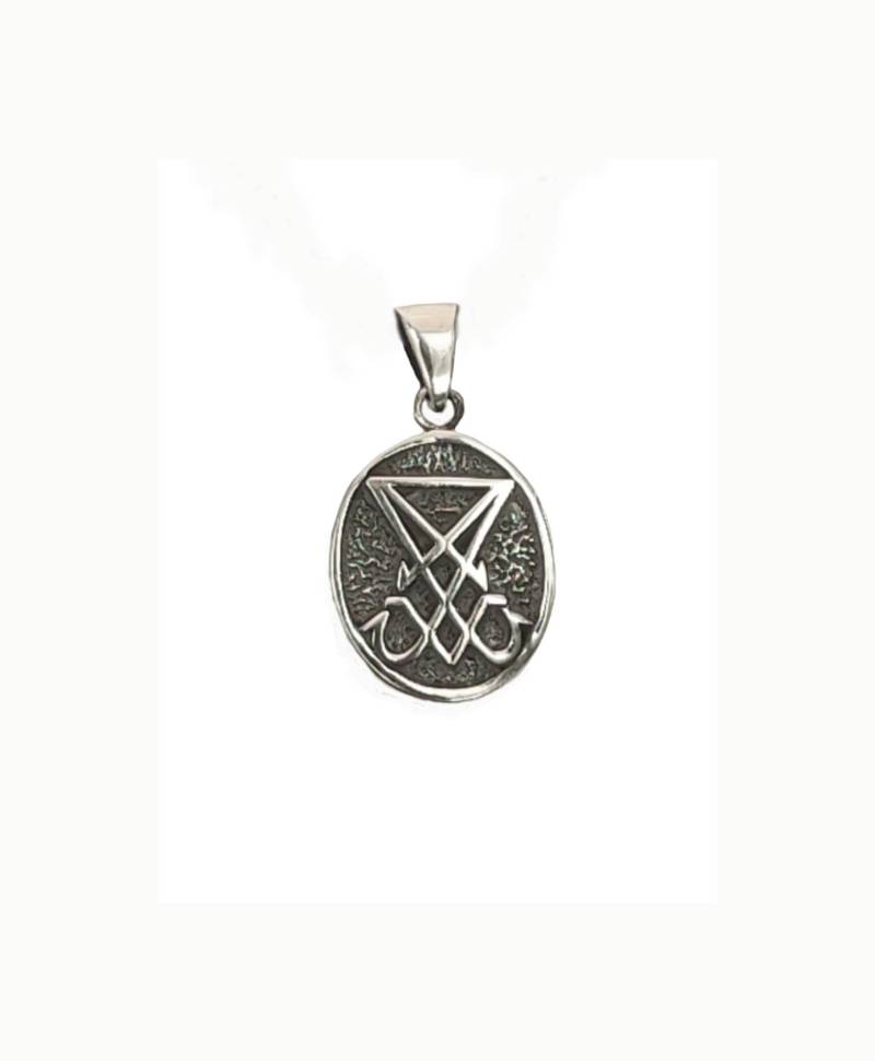 Siegel Luzifers 925 Sterling Silber Anhänger Symbol Satan Teufer Lucifer Nr. 424 Siegel Luzifers 925 Sterling Silber Anhänger Symbol Satan Teufer Lucifer Nr. 424 von KissofLeather