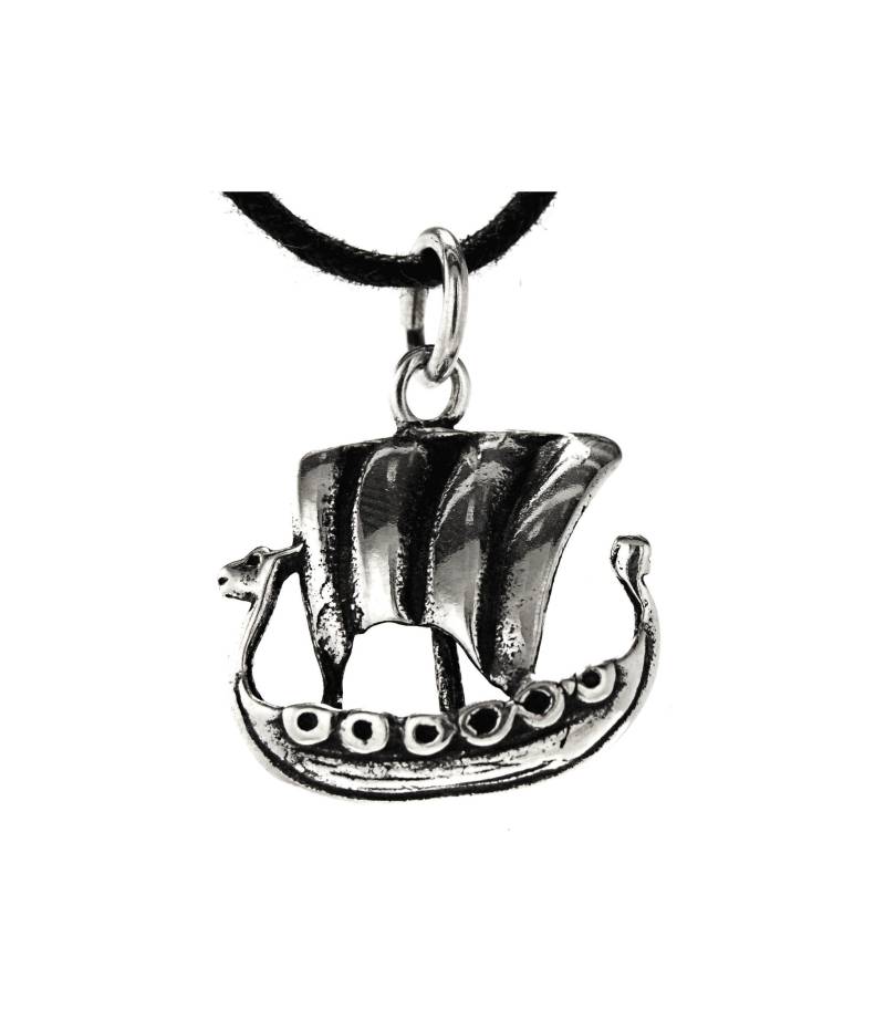 Wikingerschiff Anhänger 925 Silber Wikinger Schiff Boot Drachenboot Nr. 317 Wikingerschiff Anhänger 925 Silber Wikinger Schiff Boot Drachenboot Nr. 317 von KissofLeather