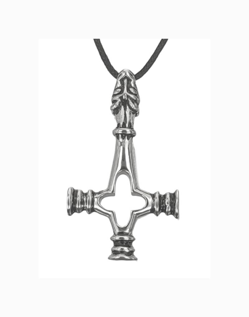 Wolfskreuz Anhänger Edelstahl Islandhammer Island Thorhammer Nr.46 Wolfskreuz Anhänger Edelstahl Islandhammer Island Thorhammer Nr.46 von KissofLeather