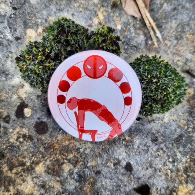 Deadpool - Knopf von Kisuta