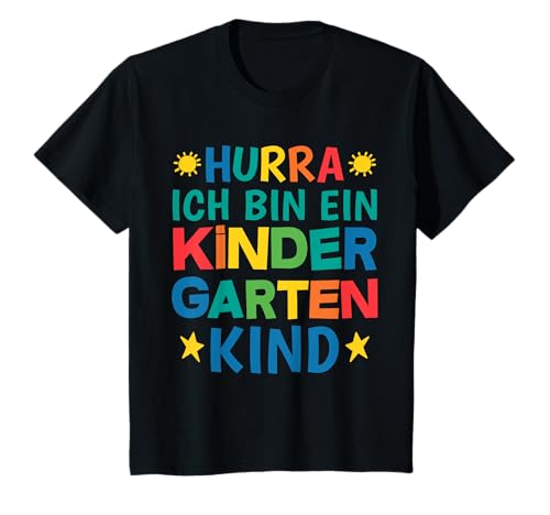 Kinder Hurra Ich Bin Ein Kindergarten Kind 1. Tag Kita T-Shirt Kinder Hurra Ich Bin Ein Kindergarten Kind 1. Tag Kita T-Shirt von Kita 1. Tag Endlich Kindergarten