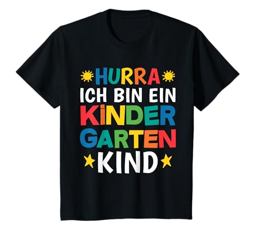 Kinder Hurra Ich Bin Ein Kindergarten Kind 1. Tag Kita T-Shirt Kinder Hurra Ich Bin Ein Kindergarten Kind 1. Tag Kita T-Shirt von Kita 1. Tag Endlich Kindergarten