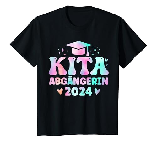 Kinder Kita Abgänger 2024 Mädchen Abgängerin Schulkind Einschulung T-Shirt von Kita Abgänger 2024 Enkel Kitaabgänger Kindergarten