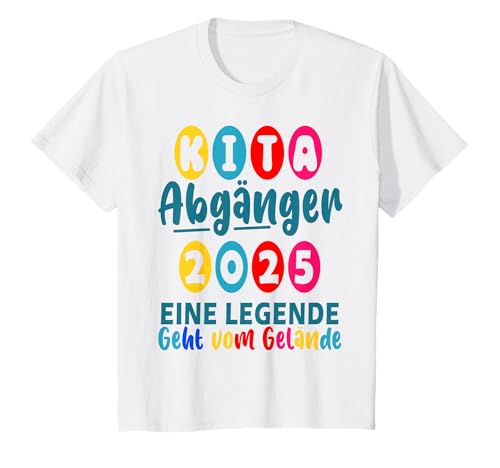 Kinder Kita Abgänger 2025 Schulkind Letzter Tag im Kindergarten T-Shirt Kinder Kita Abgänger 2025 Schulkind Letzter Tag im Kindergarten T-Shirt von Kita Abgänger 2025 - Abschied & Schulstart
