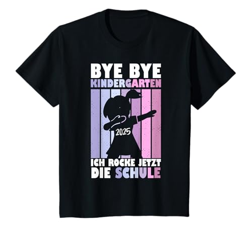 Kinder Bye Bye Kindergarten Geschafft 2025 Kita Abschluss T-Shirt Kinder Bye Bye Kindergarten Geschafft 2025 Kita Abschluss T-Shirt von Kita Abgänger Kindergarten Abgänger Mädchen Junge