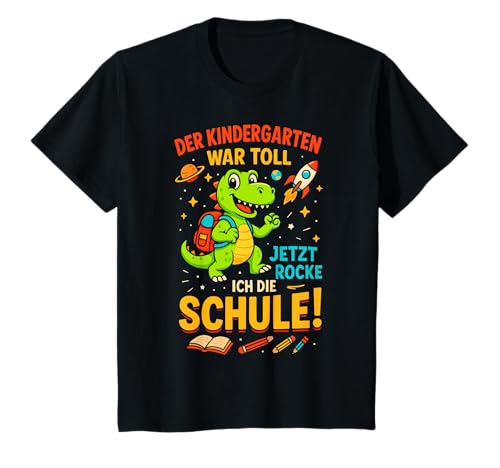 Kinder Einschulung Schuldkind Schulanfang Grundschule 1. Klasse T-Shirt Kinder Einschulung Schuldkind Schulanfang Grundschule 1. Klasse T-Shirt von Kita Abgänger Kindergarten Abschied Schulanfänger