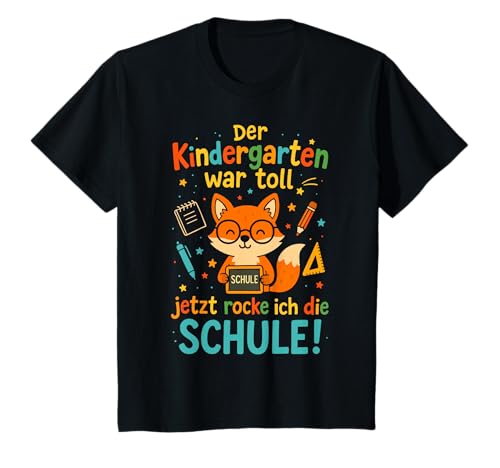 Kinder Einschulung Schuldkind Schulanfang Grundschule 1. Klasse T-Shirt Kinder Einschulung Schuldkind Schulanfang Grundschule 1. Klasse T-Shirt von Kita Abgänger Kindergarten Abschied Schulanfänger