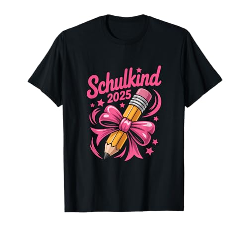 Schulkind 2025 Mädchen Schulanfang Einschulung Erstklässler T-Shirt Schulkind 2025 Mädchen Schulanfang Einschulung Erstklässler T-Shirt von Kita Abgängerin Schulanfänger Schulbeginn Geschenk