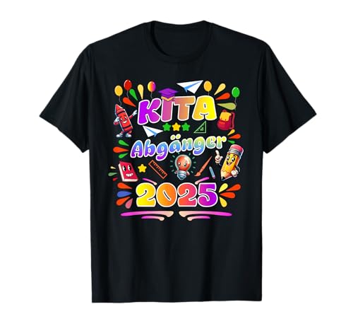 Kita Abgänger 2025 Letzter Tag Kinder Abschiedsfeier T-Shirt Kita Abgänger 2025 Letzter Tag Kinder Abschiedsfeier T-Shirt von Kita Abschied 2025 Kindergarten Abgänger