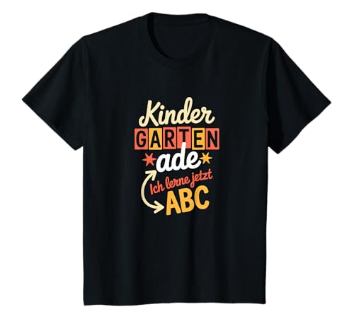 Kinder Kita Abgänger 2026 Schulkind Einschulung T-Shirt Kinder Kita Abgänger 2026 Schulkind Einschulung T-Shirt von Kita Abschied 2026 Kitaabgänger Kindergarten Kiga