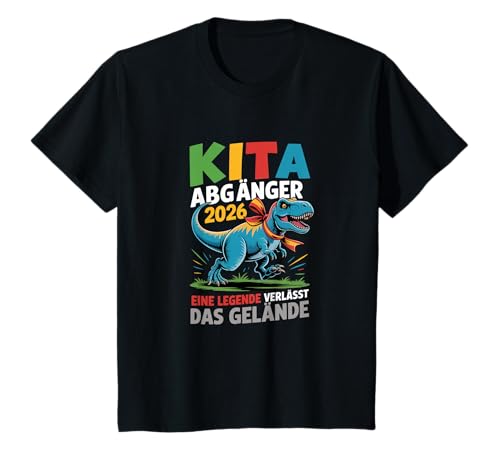 Kinder Kita Abgänger 2026 Schulkind Einschulung T-Shirt von Kita Abschied 2026 Kitaabgänger Kindergarten Kiga
