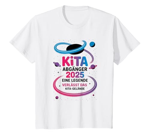 Kinder Kita Abgänger 2026 Schulkind Einschulung T-Shirt Kinder Kita Abgänger 2026 Schulkind Einschulung T-Shirt von Kita Abschied 2026 Kitaabgänger Kindergarten Kiga