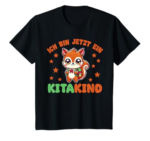 Kinder ich Bin jetzt EIN Kitakind 2025 Kita Eichhörnchen T-Shirt Kinder ich Bin jetzt EIN Kitakind 2025 Kita Eichhörnchen T-Shirt von Kita Kinder Tier Motive Kita Beginn
